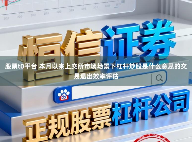 股票t0平台 本月以来上交所市场场景下杠杆炒股是什么意思的交易退出效率评估
