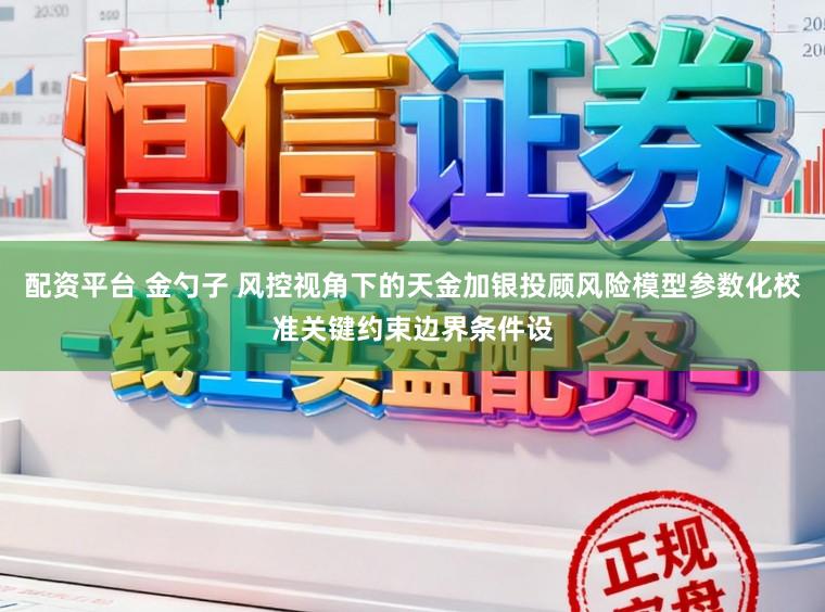 配资平台 金勺子 风控视角下的天金加银投顾风险模型参数化校准关键约束边界条件设